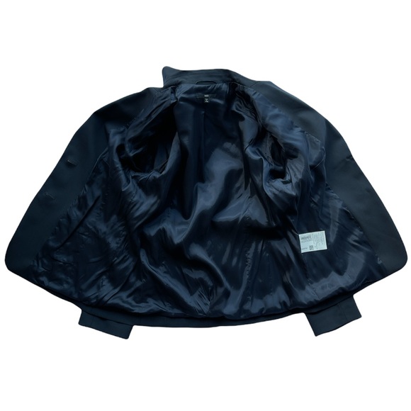 Hugo Boss Janna3 Black/Graphite Gray Fitted Blazer Suit Jacket 96% Wool Size 8 - Picture 12 of 17